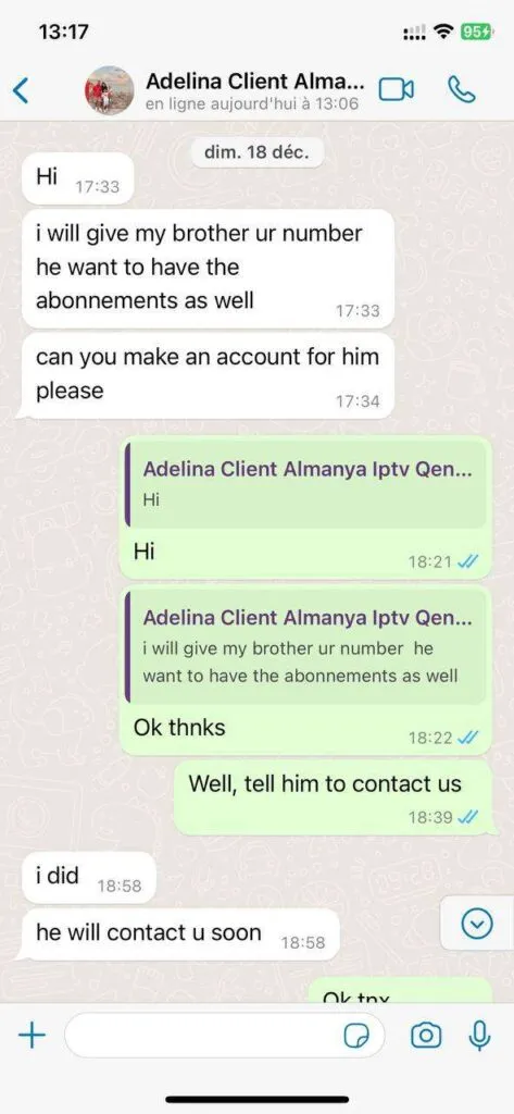 WhatsApp customer satisfaction proof chat screenshot 5